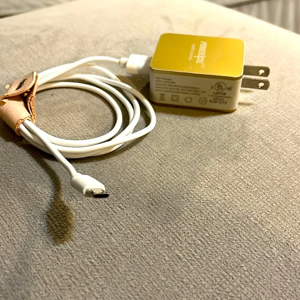 EUC -USB-Micro A Charger w/ PowerXcel Wall Charger 2.4A Rapid Charge + C…